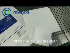ผ้าเช็ดทำความสะอาดห้องคลีนรูม 1009 แบบใช้แล้วทิ้ง 9x9 2 ชั้น 1000 ผ้าเช็ดทำความสะอาดห้องคลีนรูม